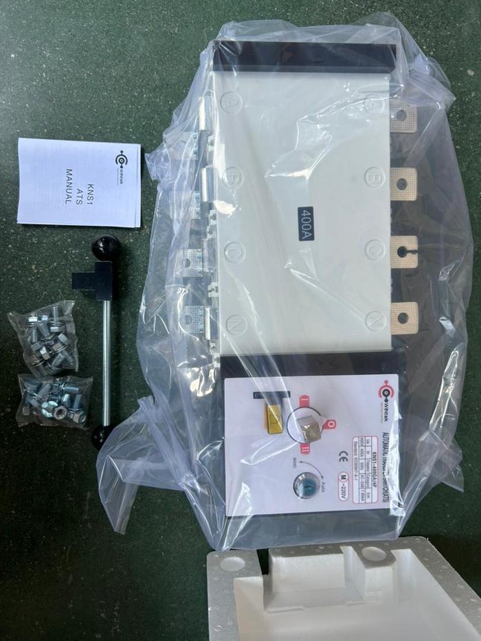 WINtek KNS1-400GA/4P ATS Automatic Transfer Switch 4P 400A Motorized 220Vac Persamaan LTS4-G-400A